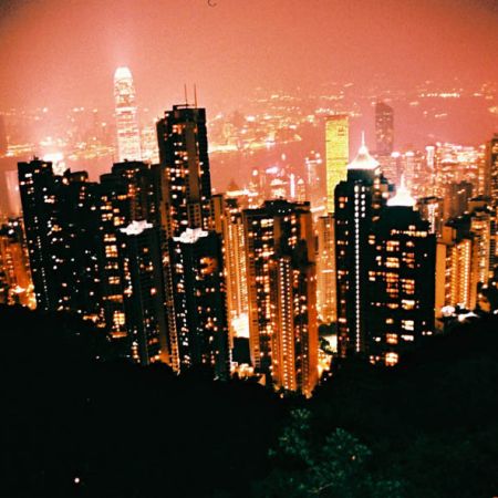 View from the Peak at night